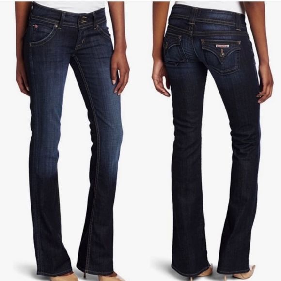 Hudson Jeans Denim - Hudson Carly Bootcut Low Rise Signature Flap Pocket Jeans Women's 26 NWOT